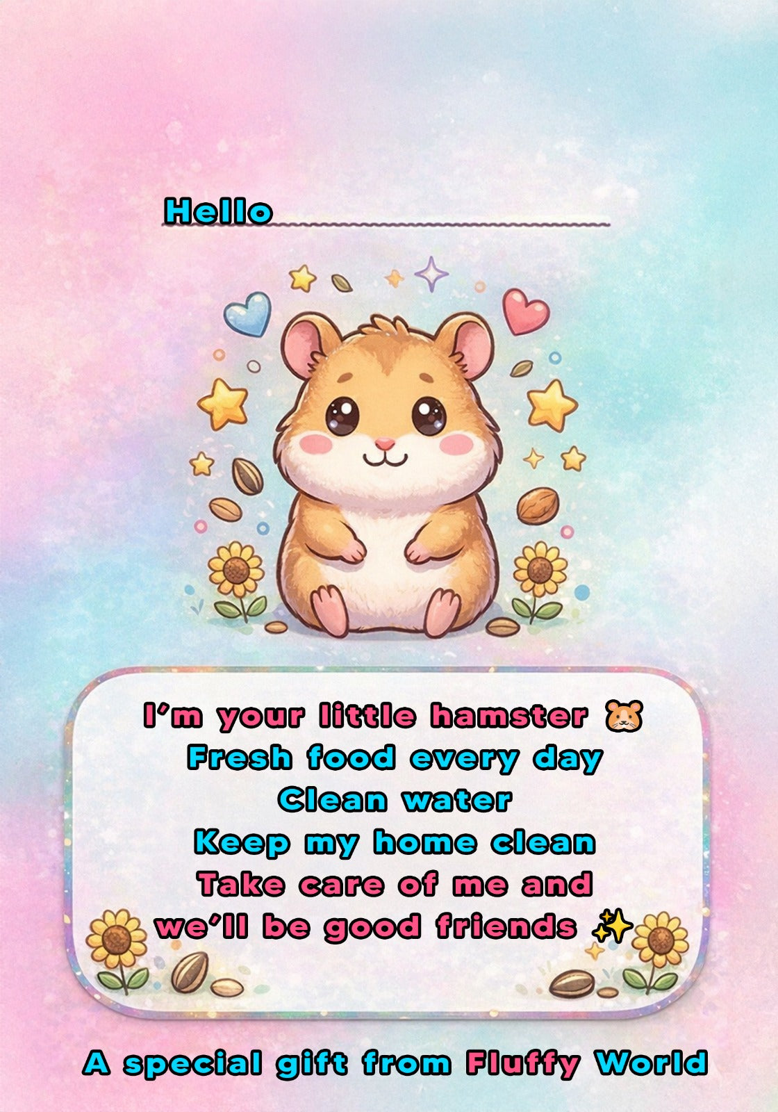 Hamster Starter Kit 🐹 – Cute & Easy Pet